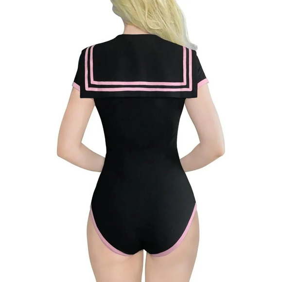 Littleforbig Cotton Romper Pajamas Black Cosplay Magical Onesie Skirt Set - Picture 3 of 7